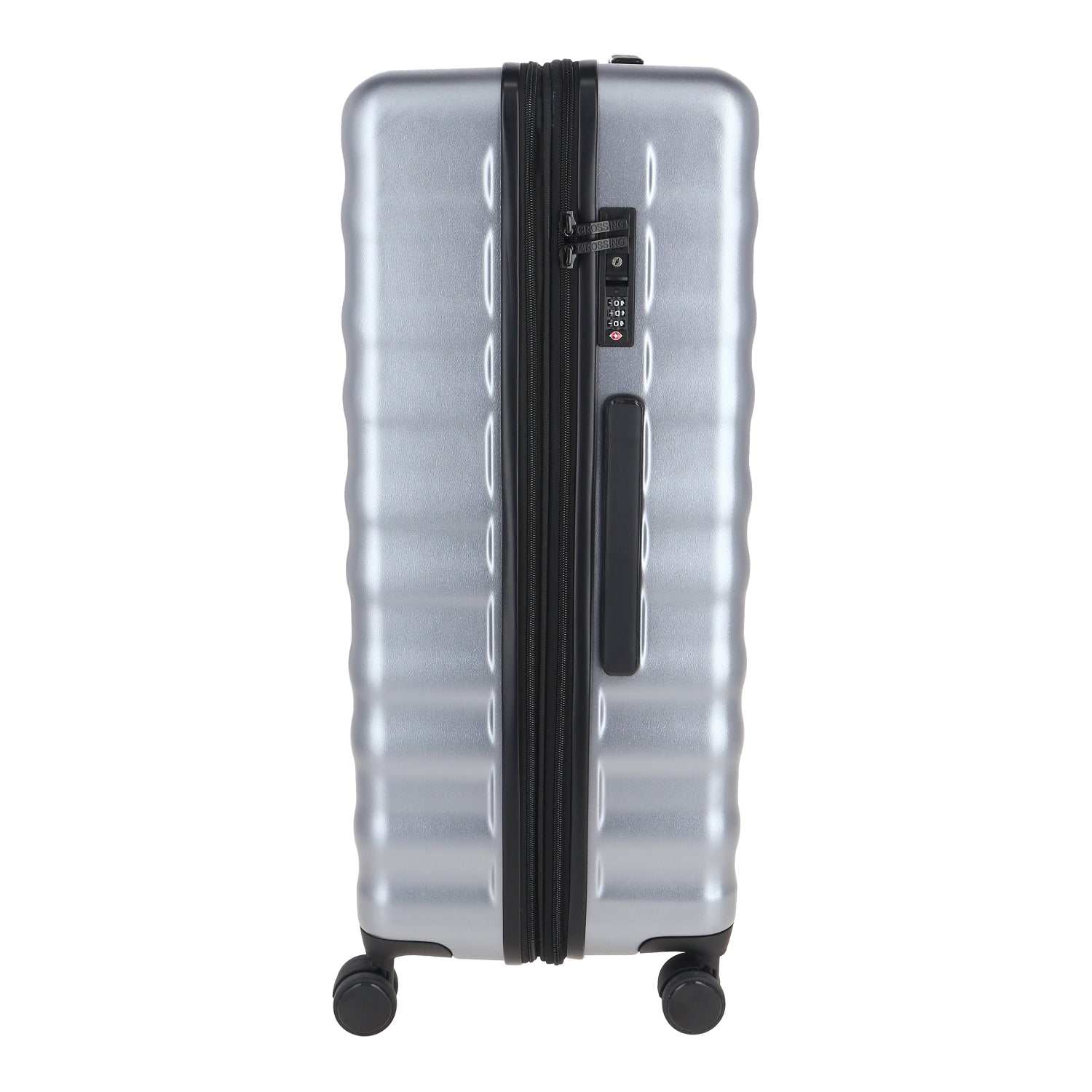 Crossing Tripp Polycarbonate Expandable 20" Carry On Luggage Spinner - Grey