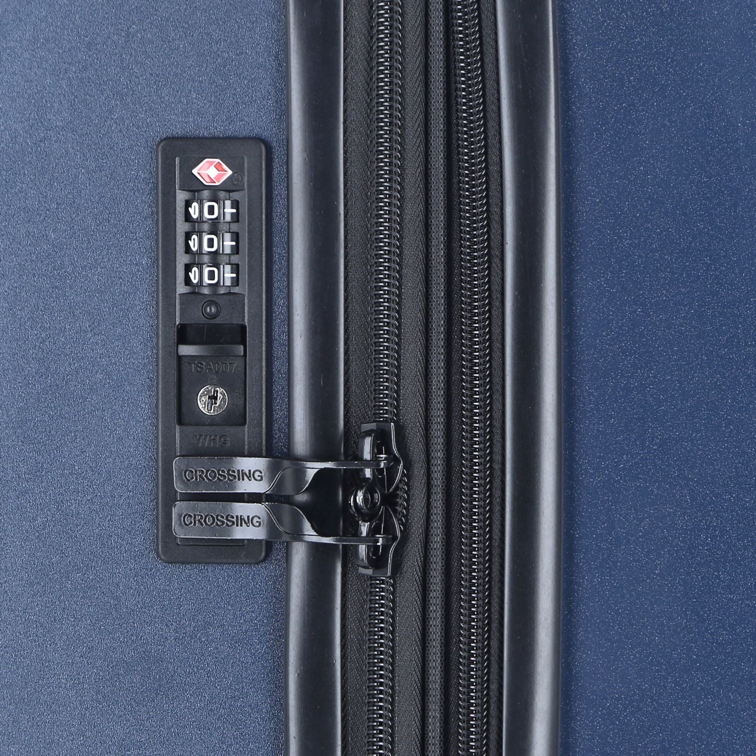 Crossing Wanderer Polycarbonate Expandable 20" Carry On Luggage Spinner - Gun Metal