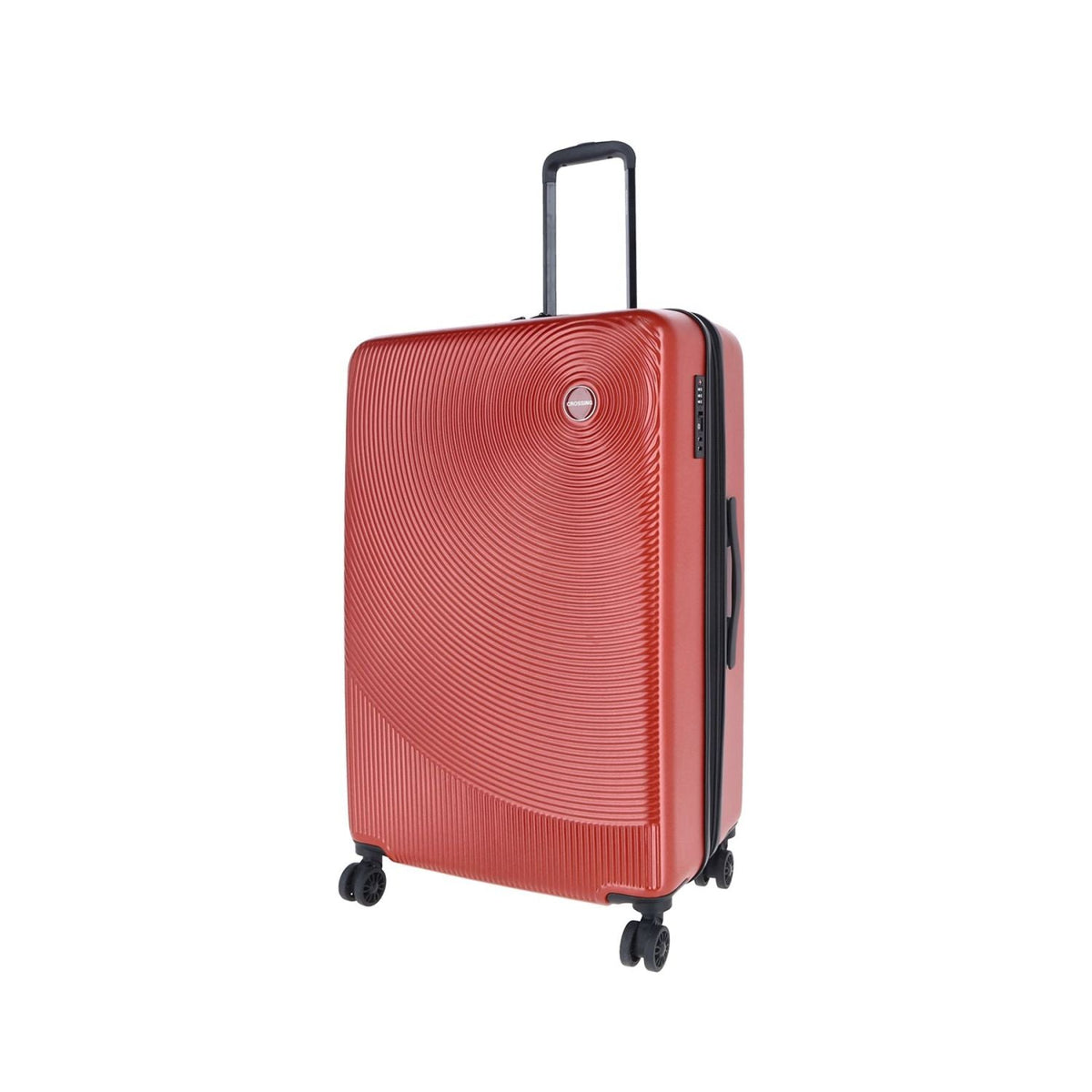 Crossing Wanderer Polycarbonate Expandable 20" Carry On Luggage Spinner - Red