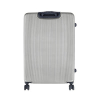 Crossing Wanderer Polycarbonate Expandable 20" Carry On Luggage Spinner - Silver
