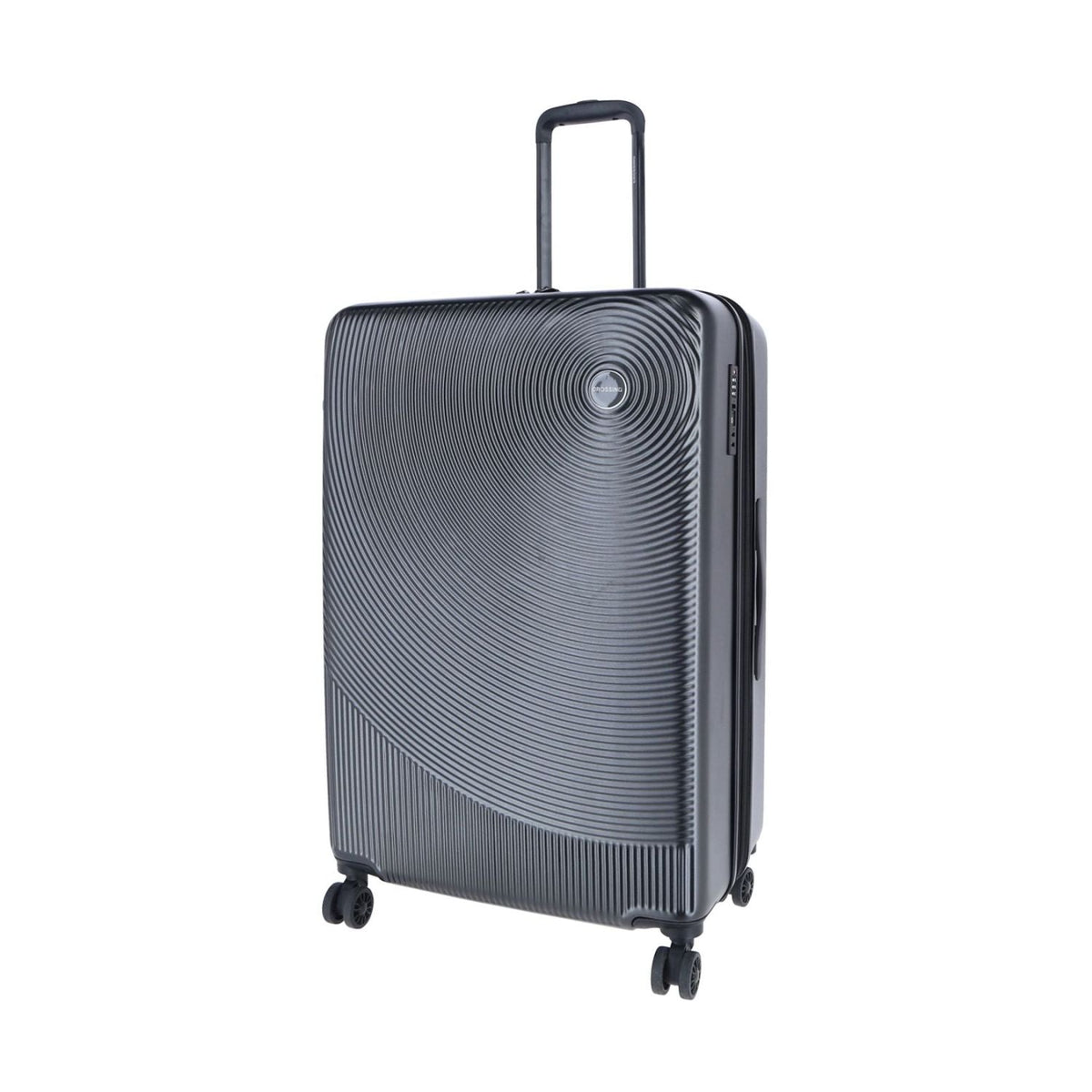 Crossing Wanderer Polycarbonate Expandable 24" Medium Luggage Spinner - Gun Metal