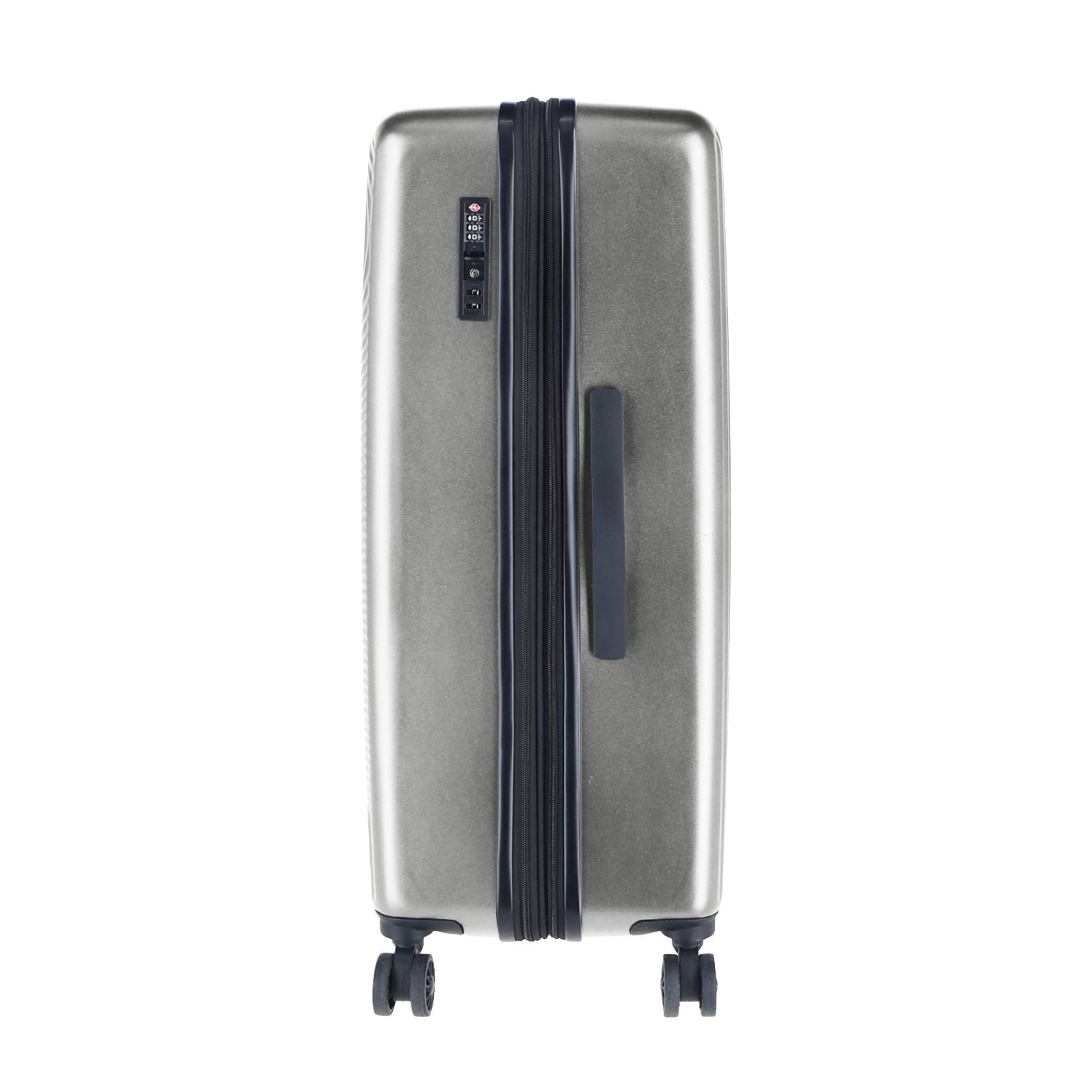 Crossing Wanderer Polycarbonate Expandable 24" Medium Luggage Spinner - Silver