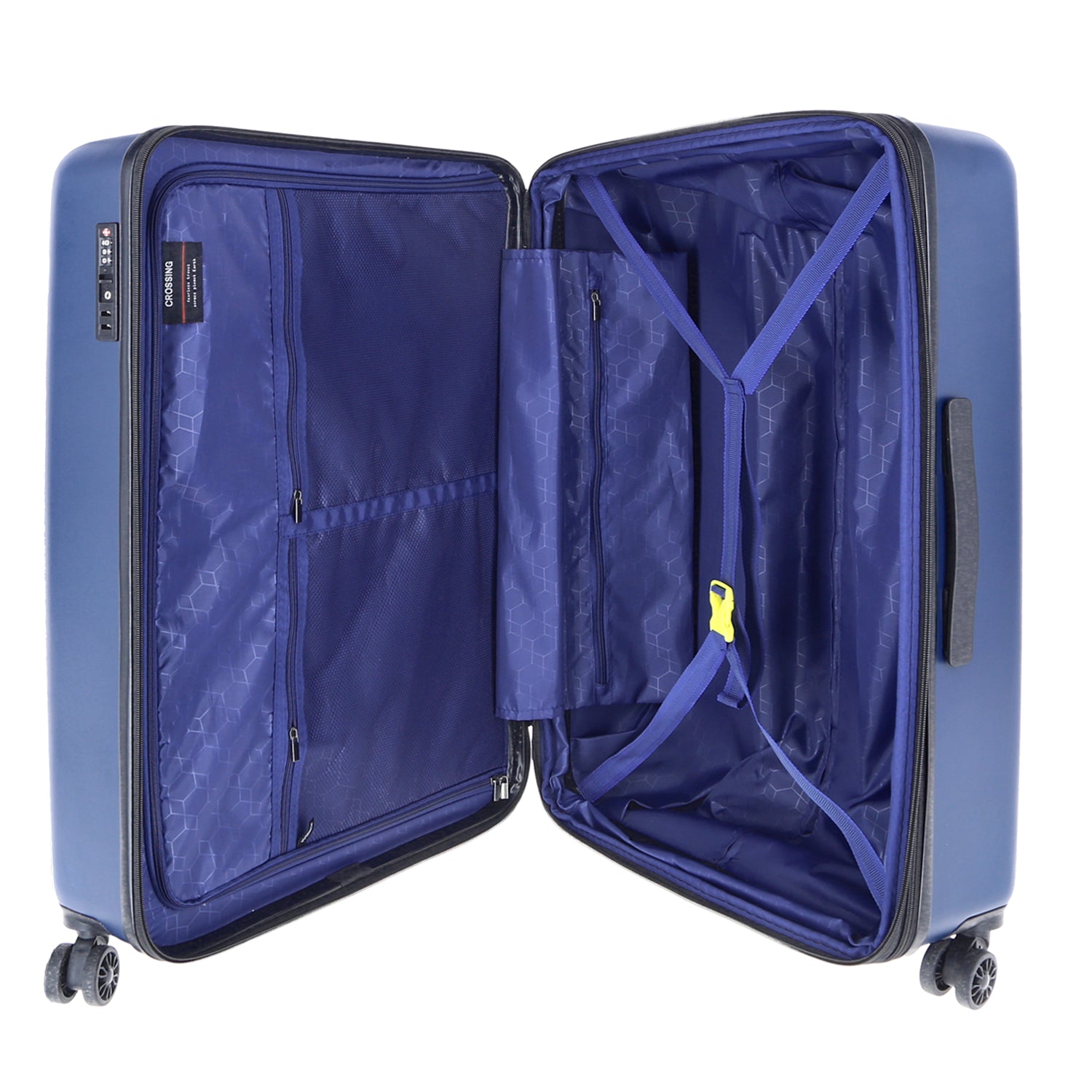 Crossing Wanderer Polycarbonate Expandable 28" Large Luggage Spinner - Gun Metal