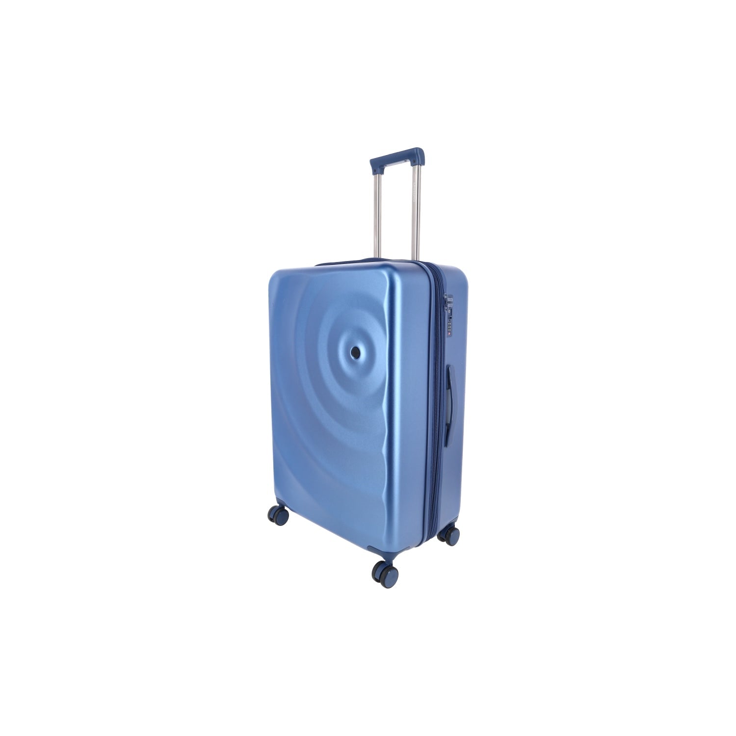 Crossing Miles Polycarbonate Expandable 20" Carry On Luggage Spinner - Blue