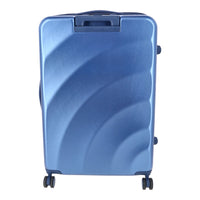 Crossing Miles Polycarbonate Expandable 24" Medium Luggage Spinner - Blue