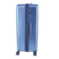 Crossing Miles Polycarbonate Expandable 24" Medium Luggage Spinner - Blue