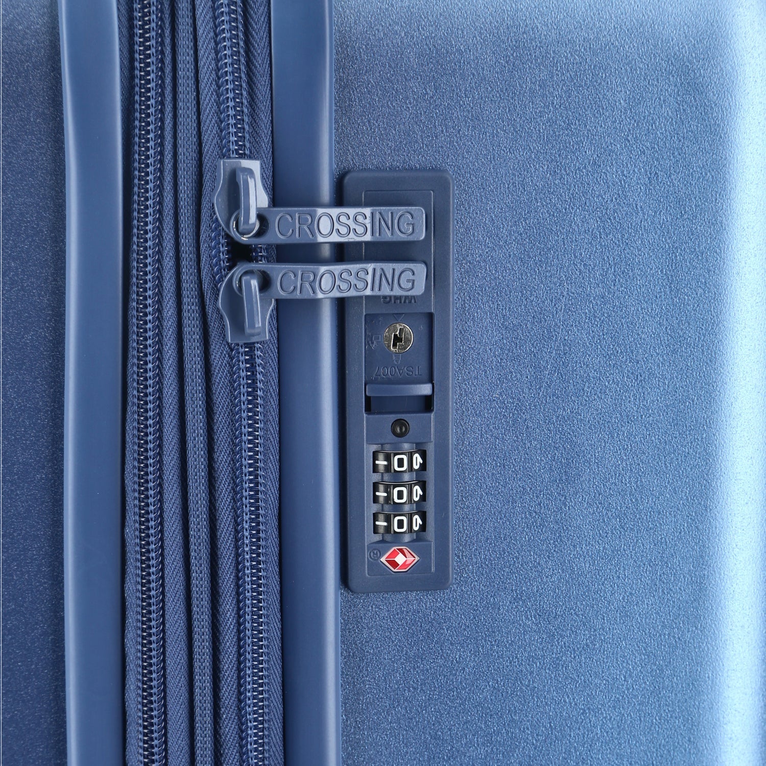 Crossing Miles Polycarbonate Expandable 24" Medium Luggage Spinner - Sage Green