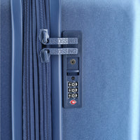 Crossing Miles Polycarbonate Expandable 24" Medium Luggage Spinner - Sage Green