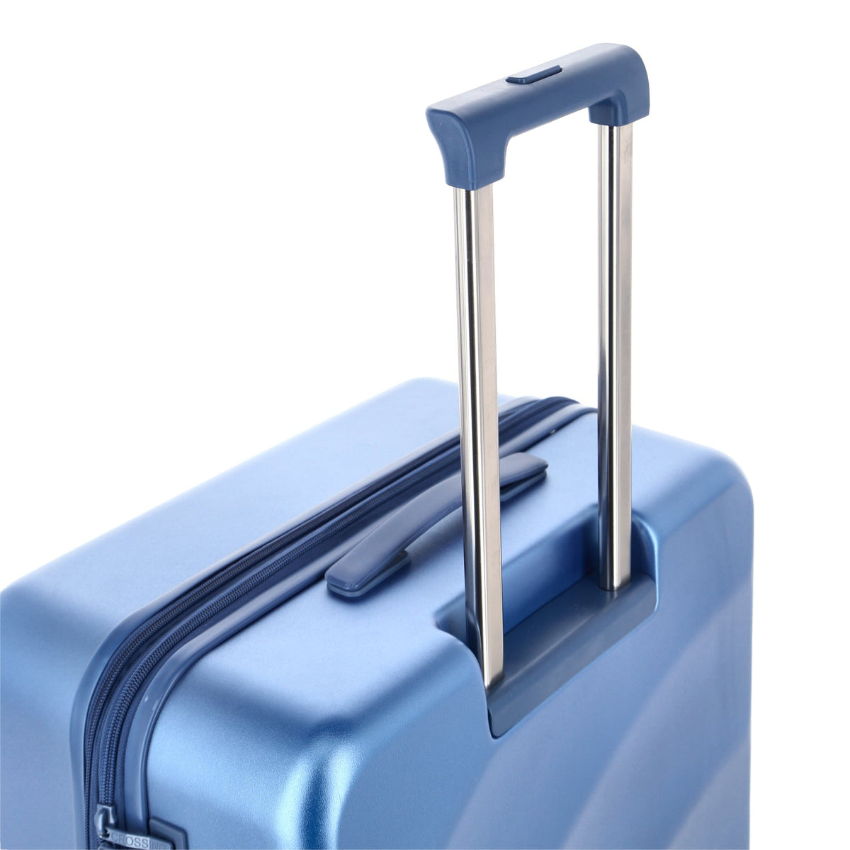 Crossing Miles Polycarbonate Expandable 24" Medium Luggage Spinner - Gunmetal