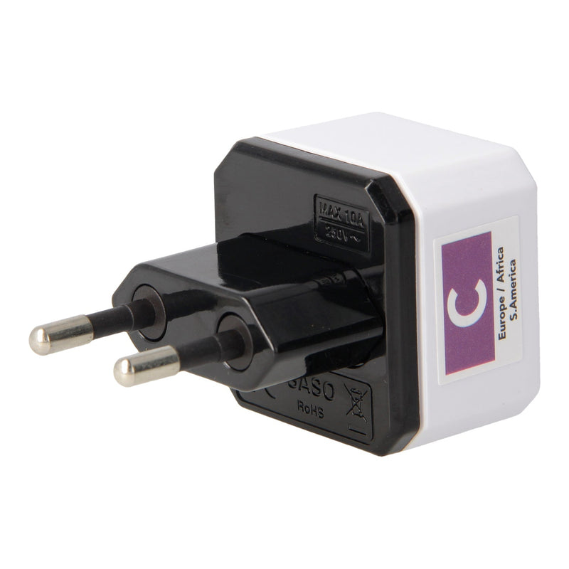 Crossing Travel Adaptor Plug - C (Europe / Africa / S. America)