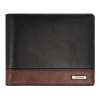 Crossing Antique Bi-fold Leather Wallet - Timber - Black
