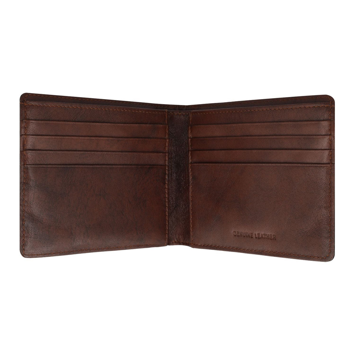 Crossing Antique Bi-fold Leather Wallet - Timber - Black