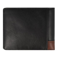 Crossing Antique Bi-fold Leather Wallet - Timber - Black