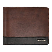 Crossing Antique Bi-fold Leather Wallet - Timber - Cafe