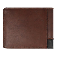 Crossing Antique Bi-fold Leather Wallet - Timber - Cafe