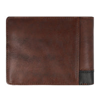 Crossing Antique Bi-fold Leather Wallet With Coin Pouch - Timber - Cafe