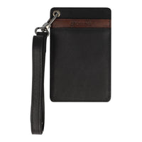 Crossing Antique Leather Lanyard - Timber - Black