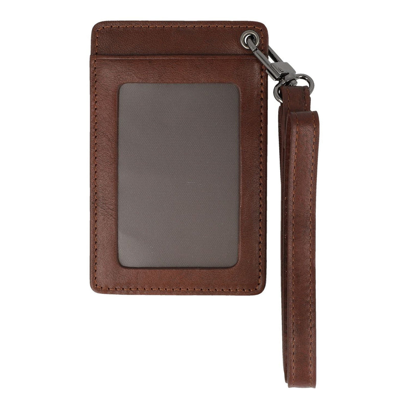 Crossing Antique Leather Lanyard - Timber - Cafe
