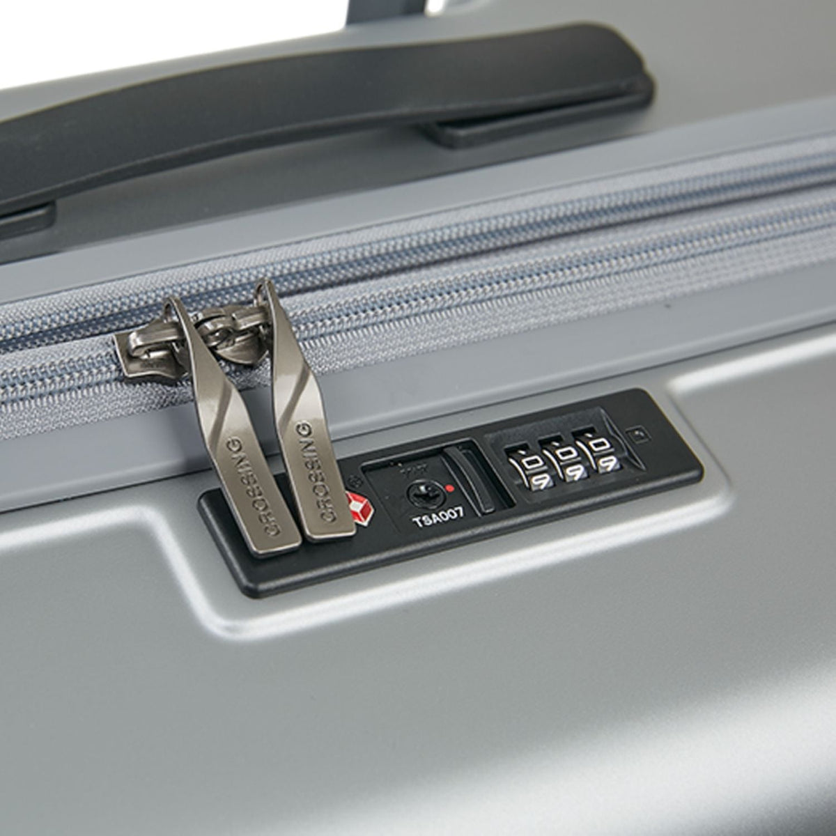 Crossing Arc Pc Upright Carry On Luggage 20" (Silver)