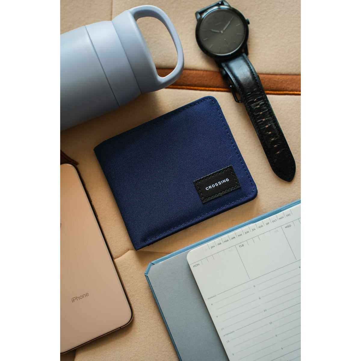 Crossing Bifold Wallet RFID - Navy