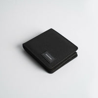 Crossing Bifold Wallet with Coin Pocket & Card Flap RFID - Black