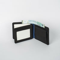 Crossing Bifold Wallet with Coin Pocket & Card Flap RFID - Black
