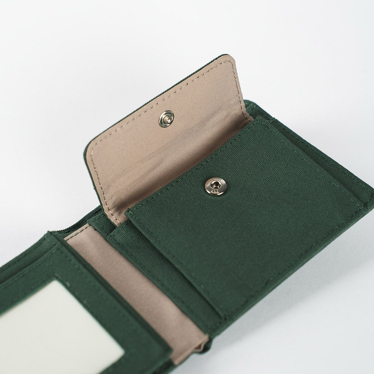 Crossing Bifold Wallet with Coin Pocket & Card Flap RFID - Green