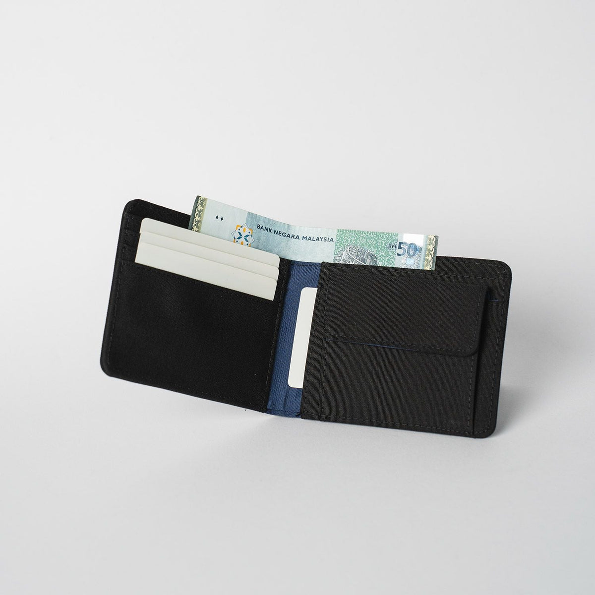Crossing Bifold Wallet with Coin Pocket RFID - Black