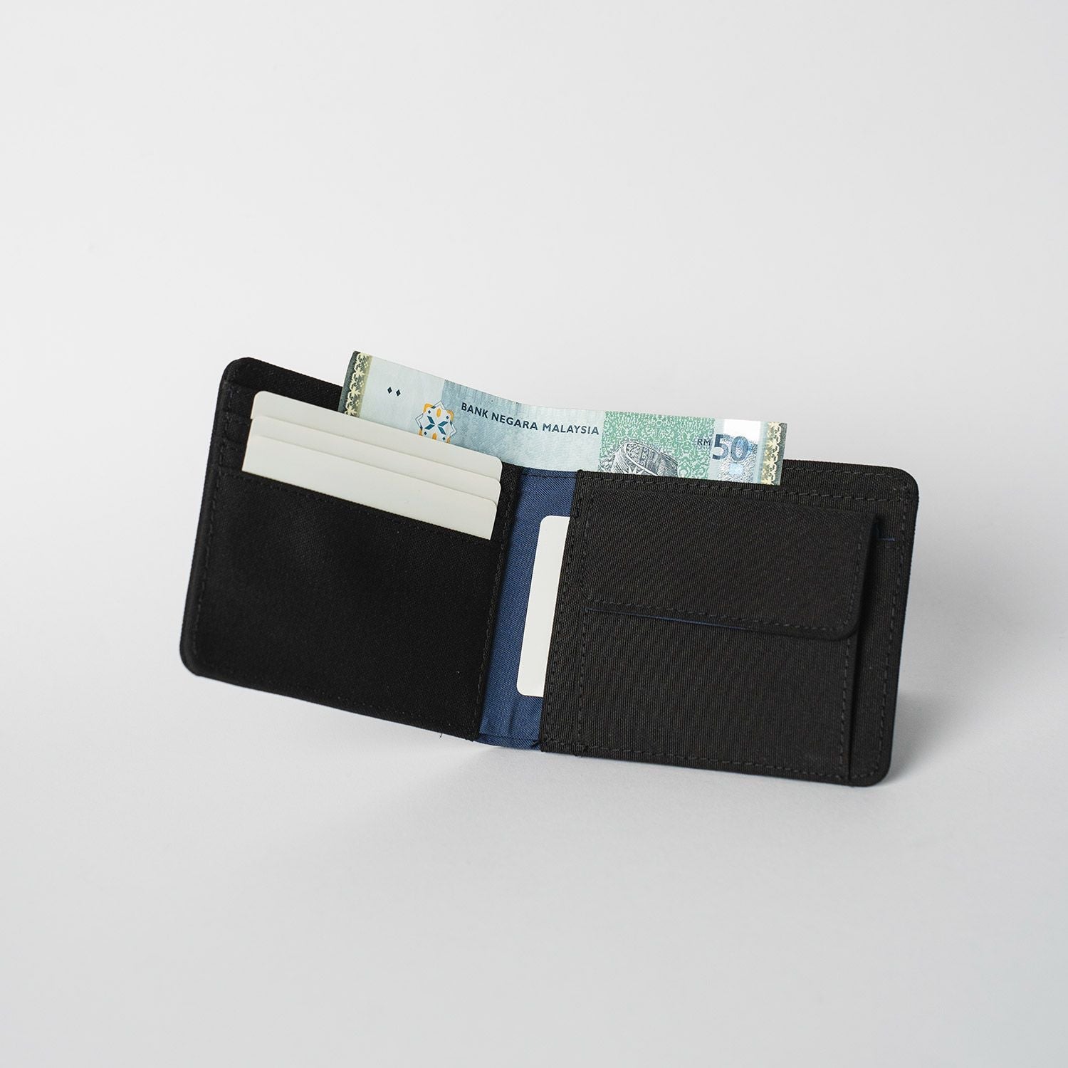 Crossing Bifold Wallet with Coin Pocket RFID - Black