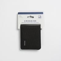 Crossing Bifold Wallet with Coin Pocket RFID - Black