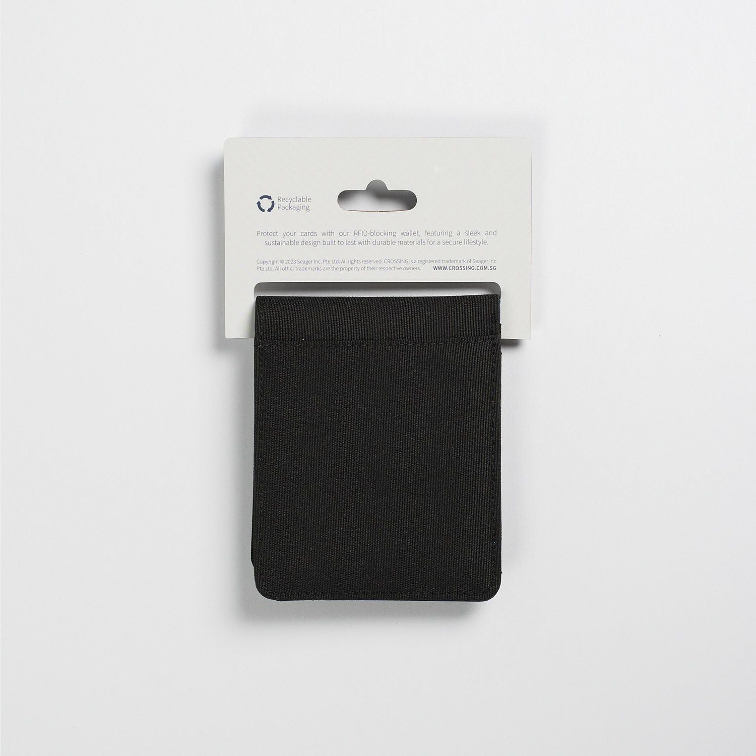 Crossing Bifold Wallet with Coin Pocket RFID - Black