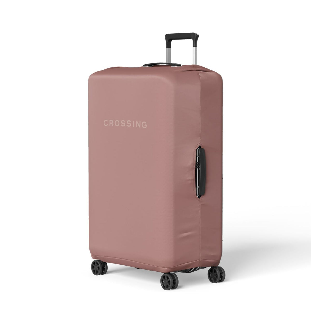 Crossing Block Series Luggage Cover L (27'-30') - Rose Quartz