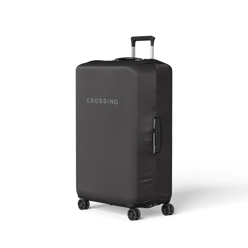 Crossing Block Series Luggage Cover M (23'-26') - Black
