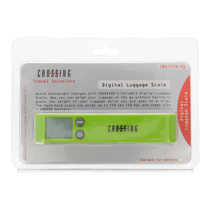 Crossing Digital Travel Luggage Scale (Green)