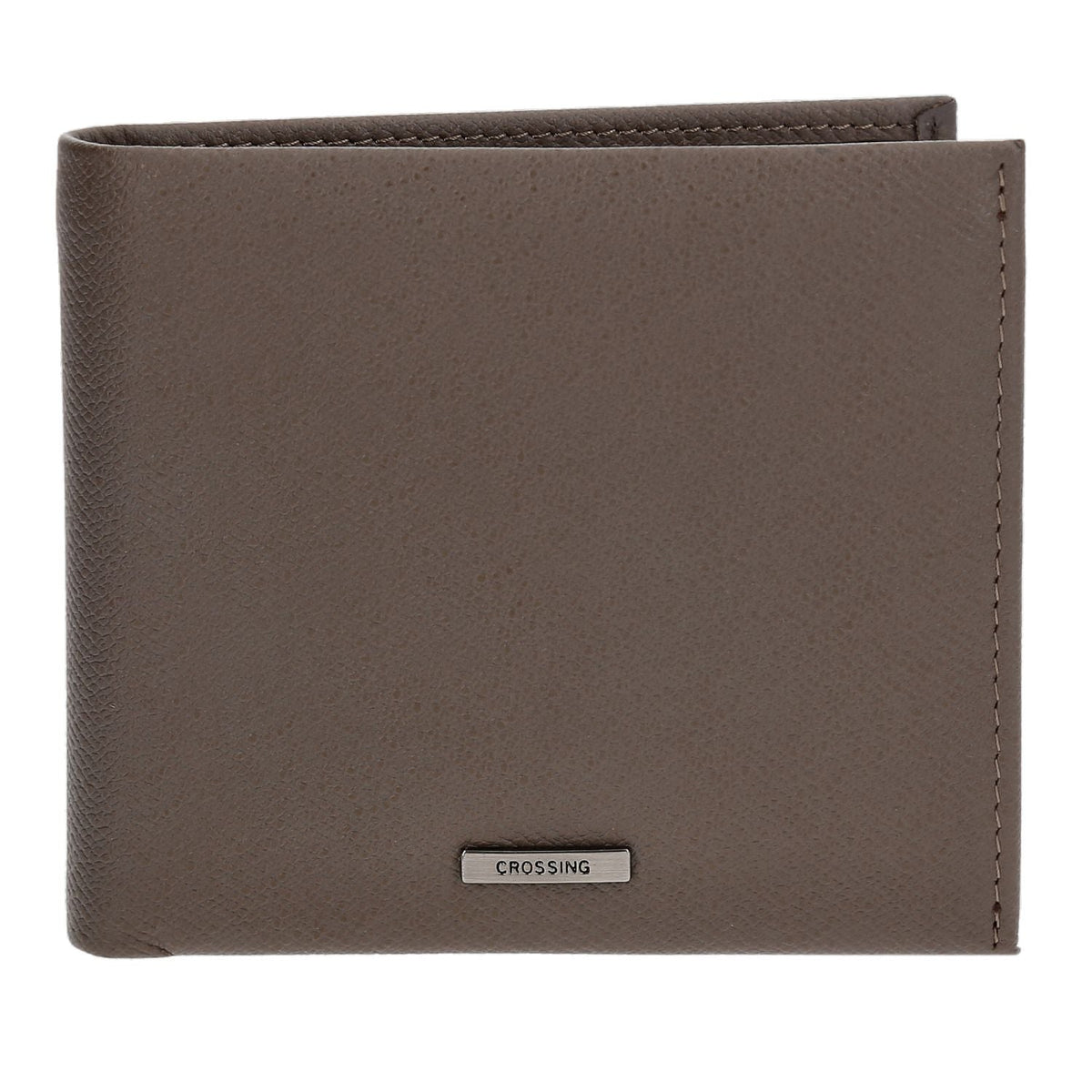 Crossing Elite Bi-fold Leather Wallet [12 Card Slots] RFID - Dark Khaki