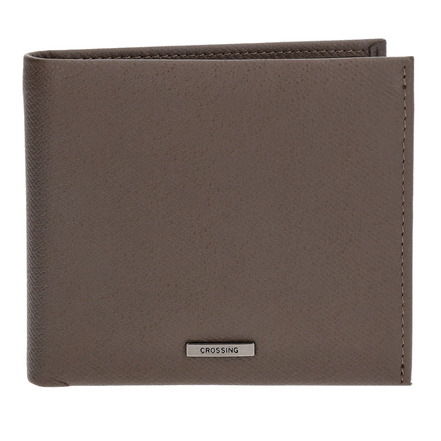 Crossing Elite Bi-fold Leather Wallet [12 Card Slots] RFID - Dark Khaki