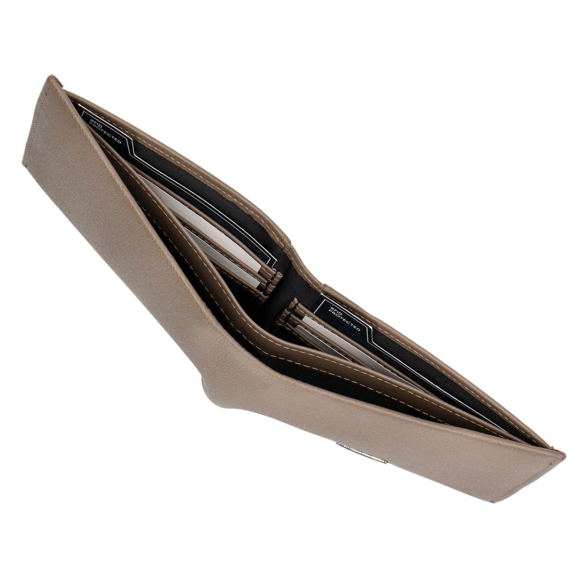 Crossing Elite Bi-fold Leather Wallet [12 Card Slots] RFID - Dark Khaki