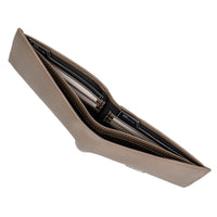 Crossing Elite Bi-fold Leather Wallet [12 Card Slots] RFID - Dark Khaki