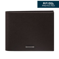 Crossing Elite Bi-fold Leather Wallet [18 Card Slots] RFID - Chocolate
