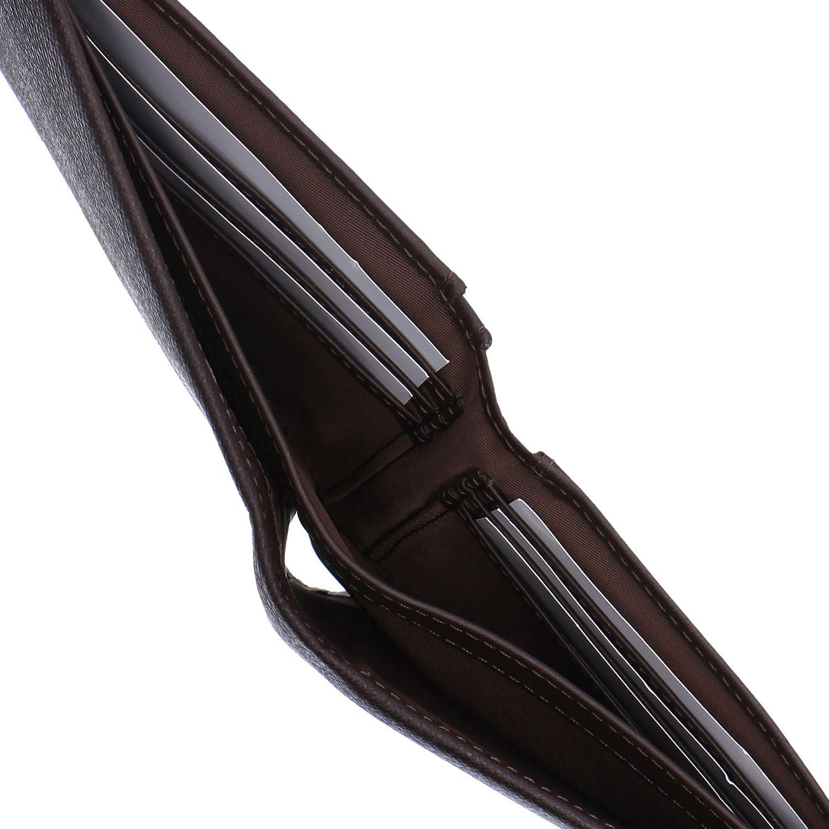 Crossing Elite Bi-fold Leather Wallet [18 Card Slots] RFID - Chocolate