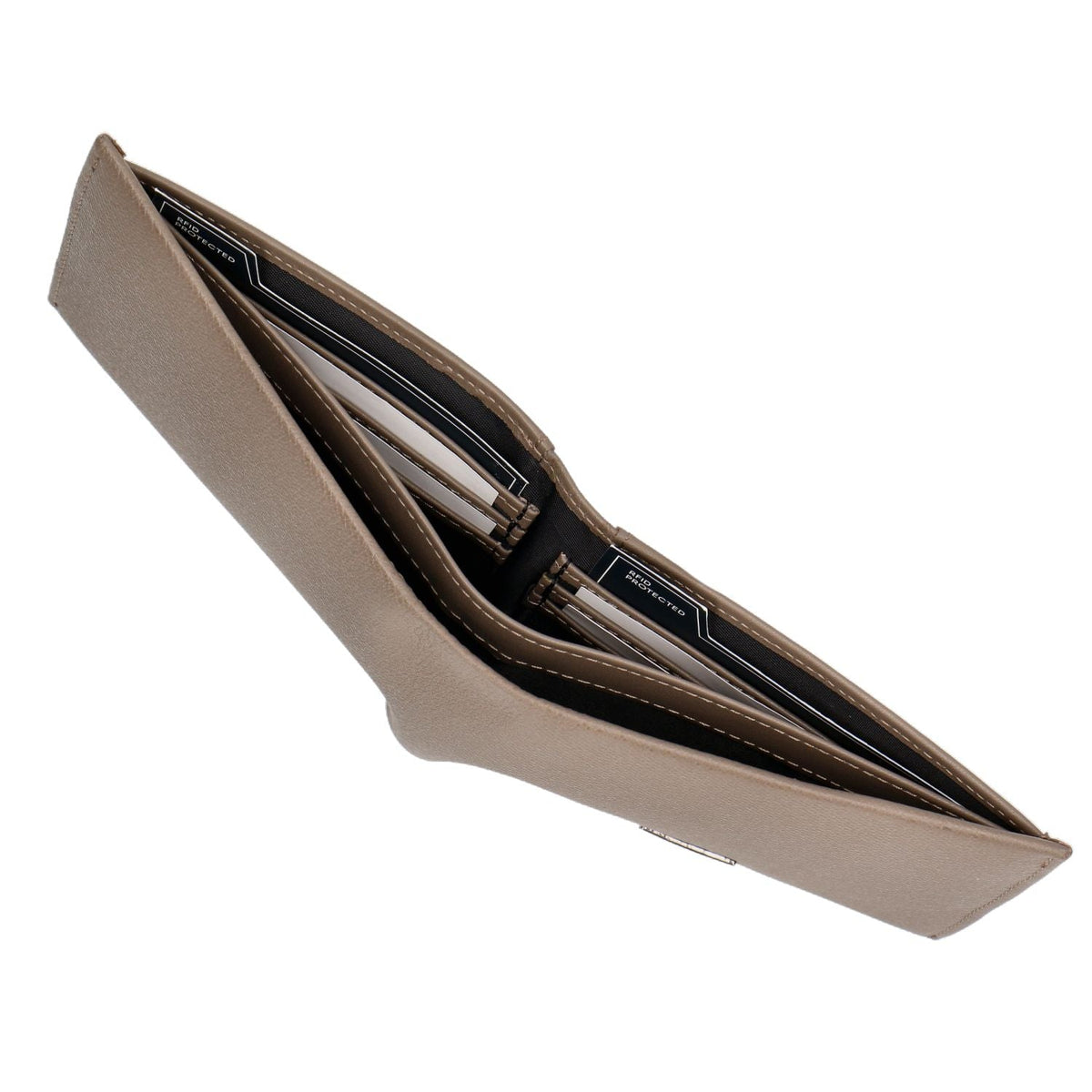 Crossing Elite Bi-fold Leather Wallet [18 Card Slots] RFID - Dark Khaki