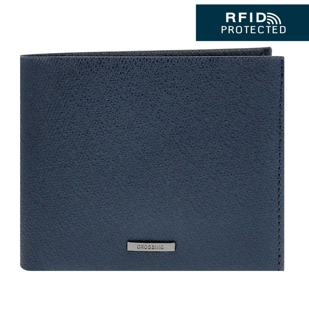 Crossing Elite Bi-fold Leather Wallet RFID - Jeans