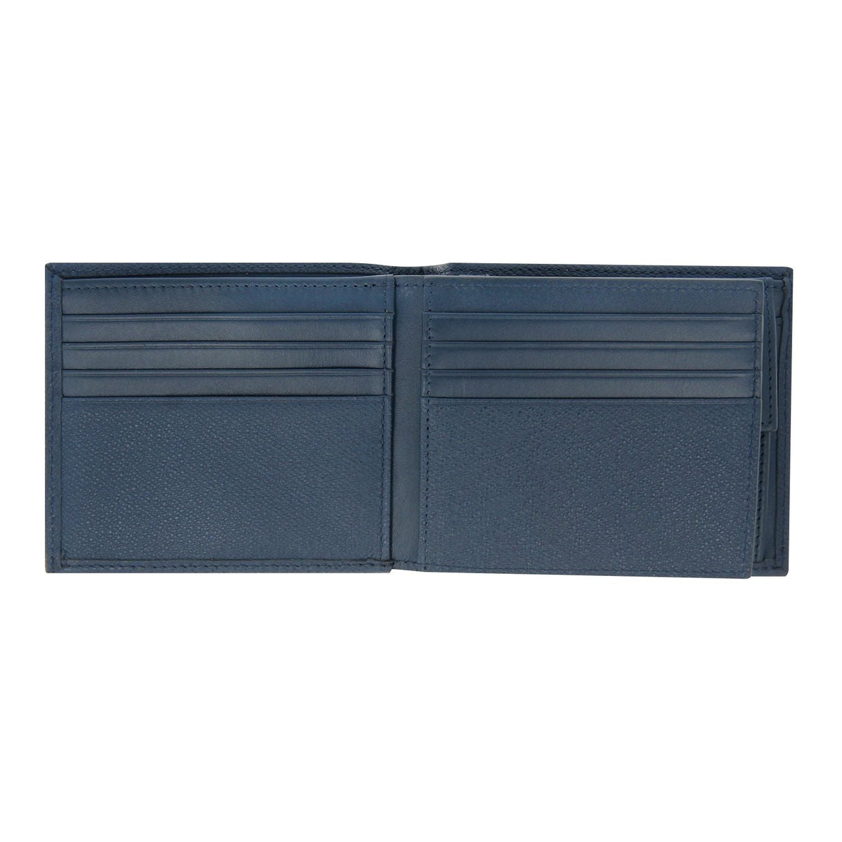 Crossing Elite Bi-fold Leather Wallet With Flap And Coin Pouch RFID - Jeans