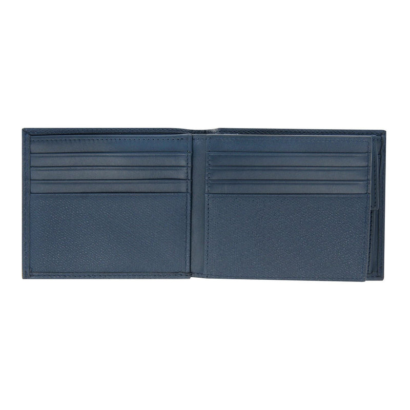Crossing Elite Bi-fold Leather Wallet With Flap And Coin Pouch RFID - Jeans