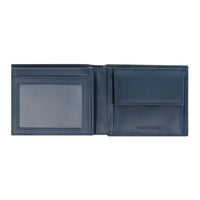 Crossing Elite Bi-fold Leather Wallet With Flap And Coin Pouch RFID - Jeans