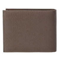 Crossing Elite Bi-fold Leather Wallet With Window And Coin Pocket RFID - Dark Khaki