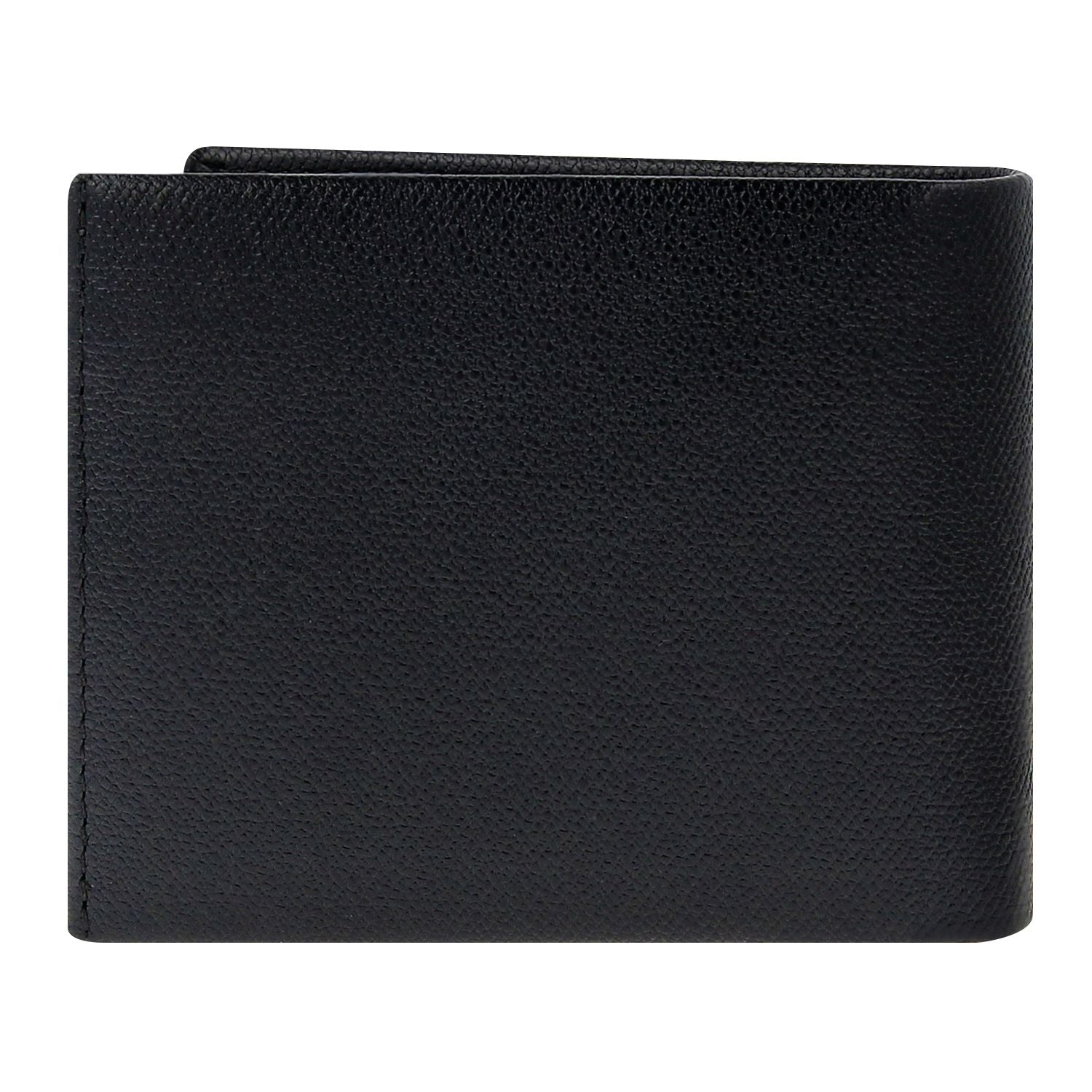 Crossing Elite Bi-fold Leather Wallet With Coin Pocket [13 Card Slots] RFID - Black