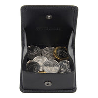 Crossing Elite Leather Coin Pouch - Black