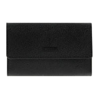 Crossing Elite Leather Key Holder With Card Pockets  - Black