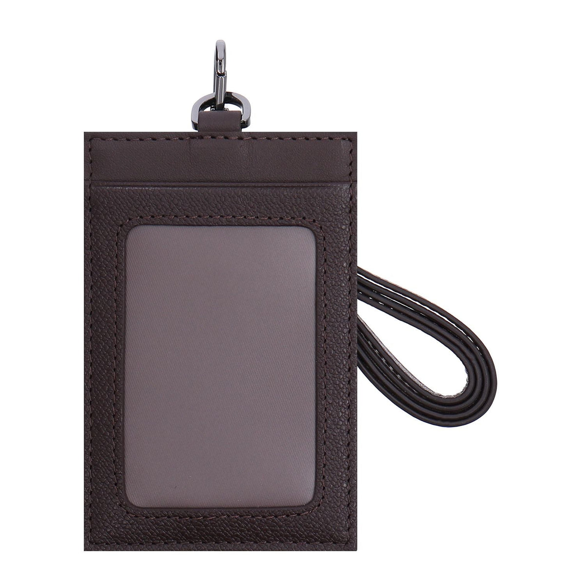 Crossing Elite Leather Lanyard - Chocolate